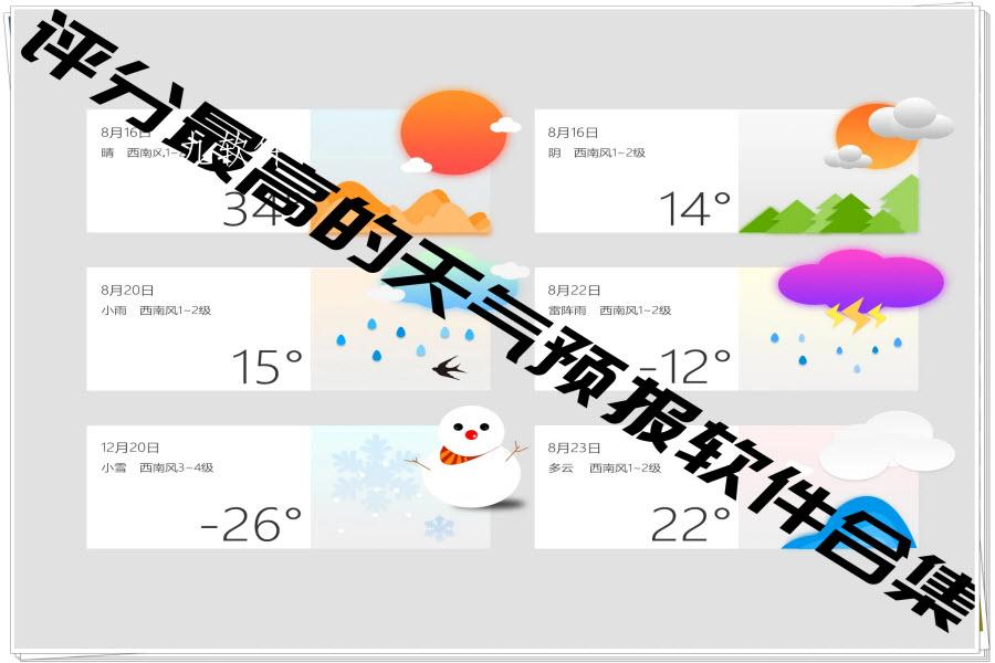 评分最高的天气预报软件合集 评分最高的天气预报软件合集