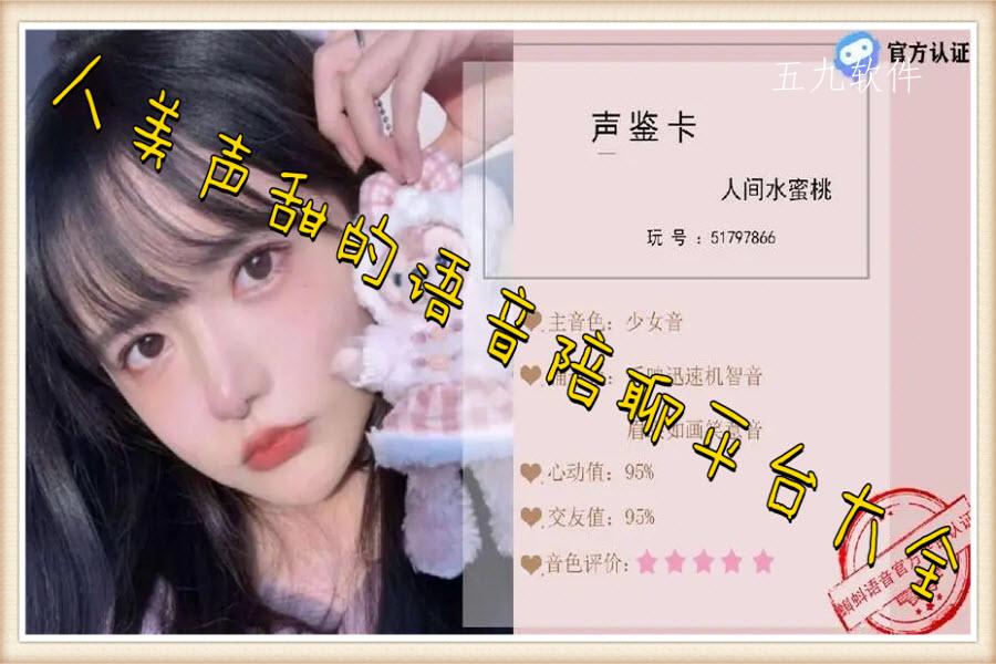 人美声甜的语音陪聊平台大全