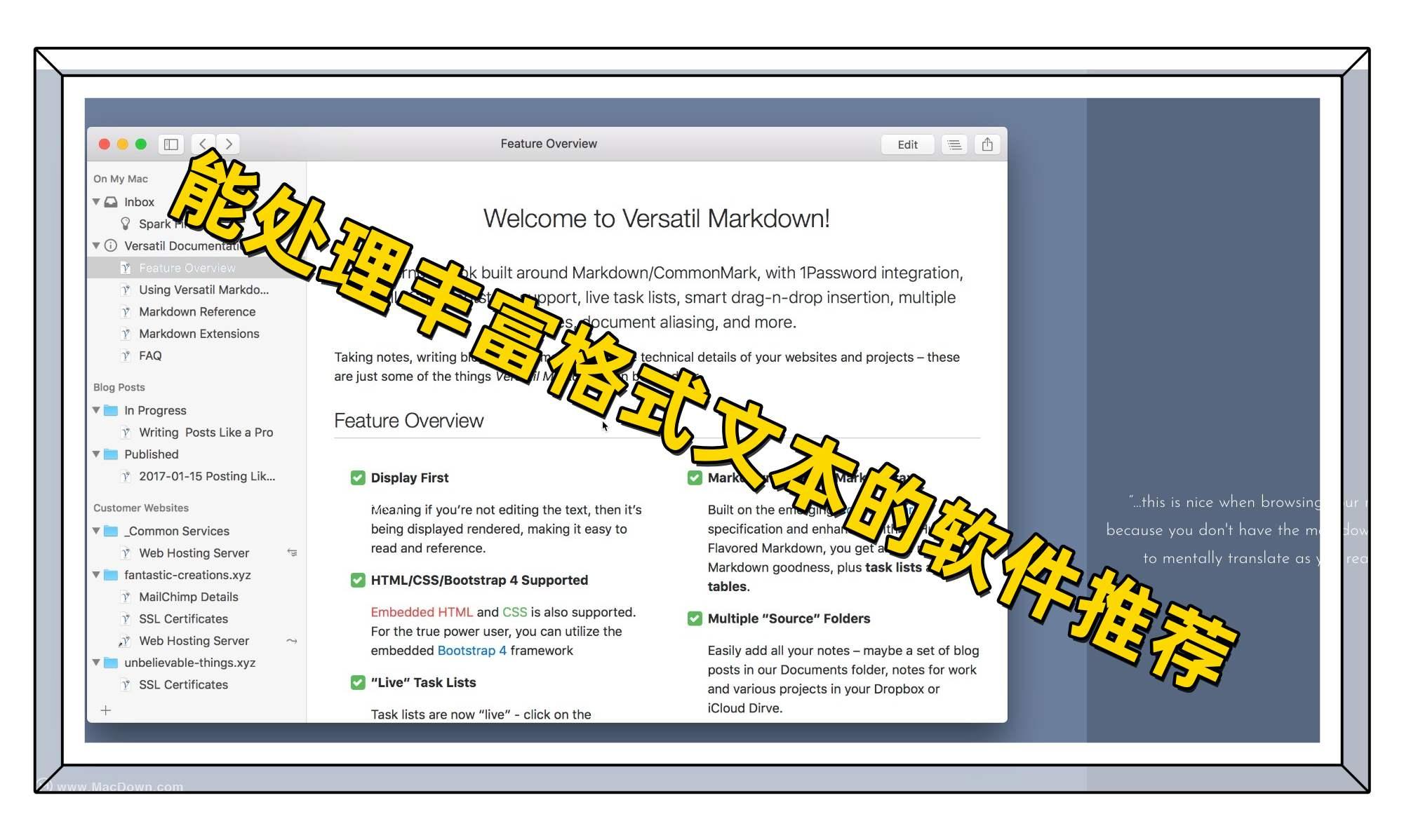 能处理丰富格式文本的软件推荐
