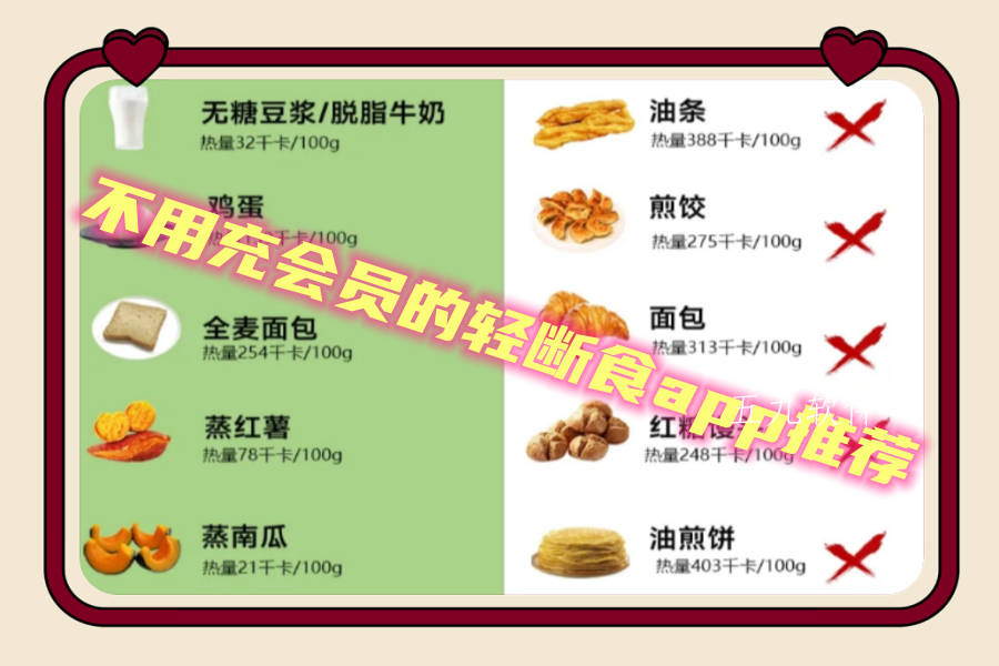 不用充会员的轻断食app推荐 不用充会员的轻断食app推荐