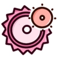 齿轮辅助粉色和平精英